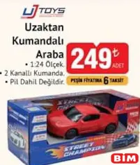 UJ TOYS UZAKTAN KUMANDALI ARABA OYUNCAK